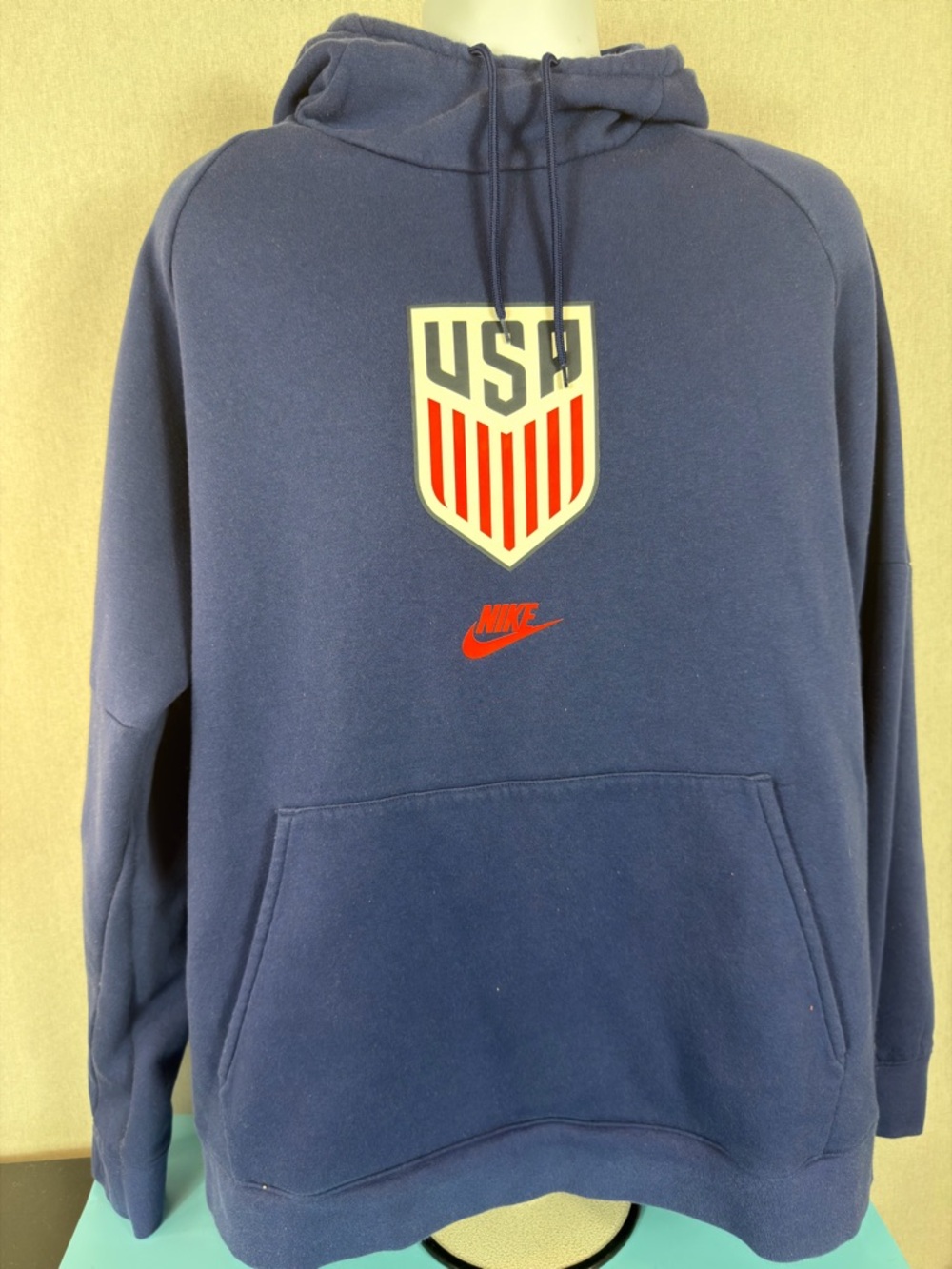 Nike Navy Hoodie with USA Soccer logo
